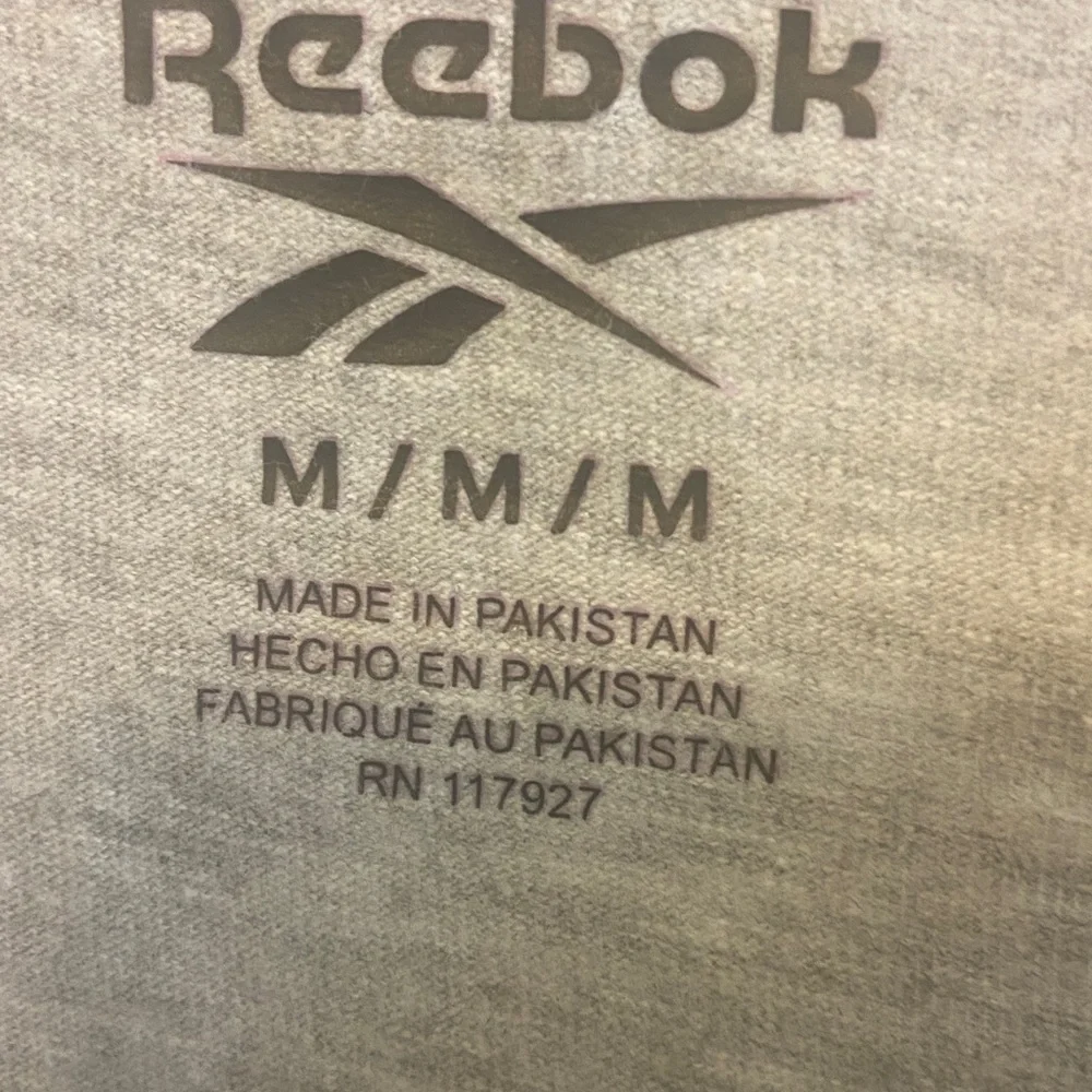 Reebok Gray Short Sleeve Tee with Logo - Picture 5 of 5
